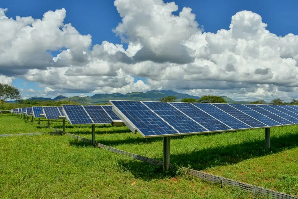 Solar panels, Kilaguni Serena Lodge, Kenya