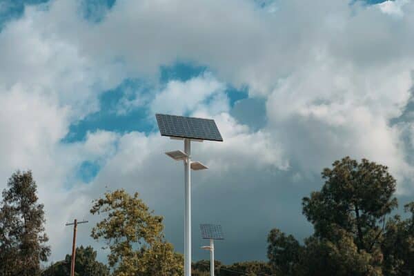 solar module and power line