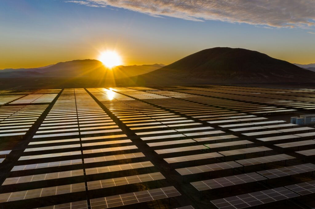 Solar farm, Atacama, Chile