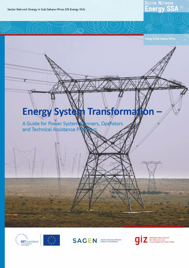 Cover of the GIZ Energy System Transformation Guide