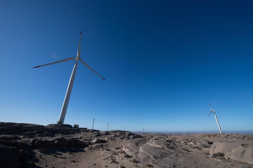 Wind farm Luederitz, Namibia