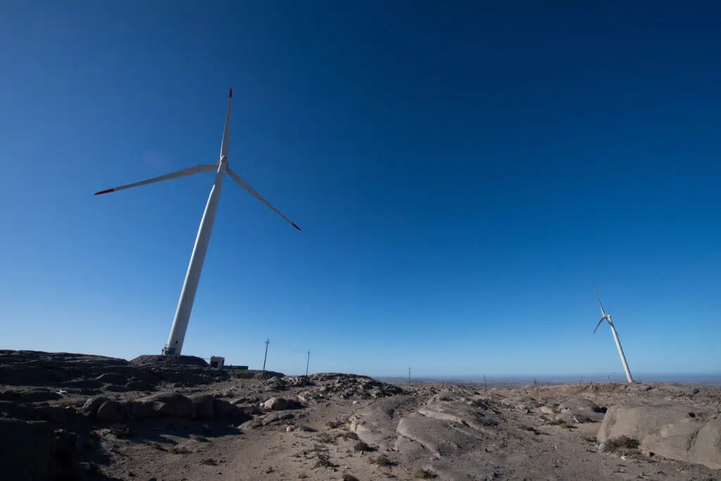 Wind farm Luederitz, Namibia
