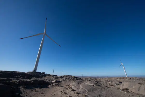Wind farm Luederitz, Namibia