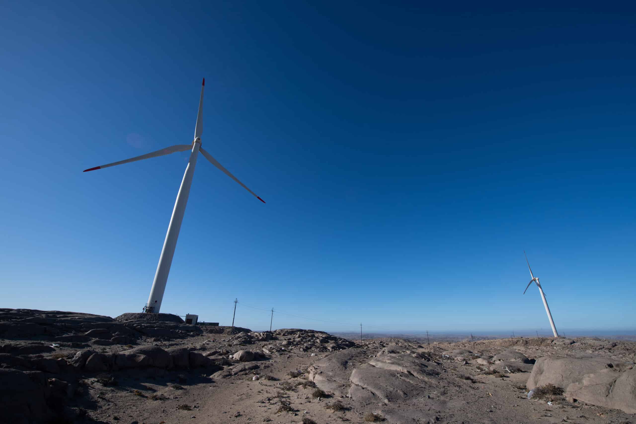 Wind farm Luederitz, Namibia