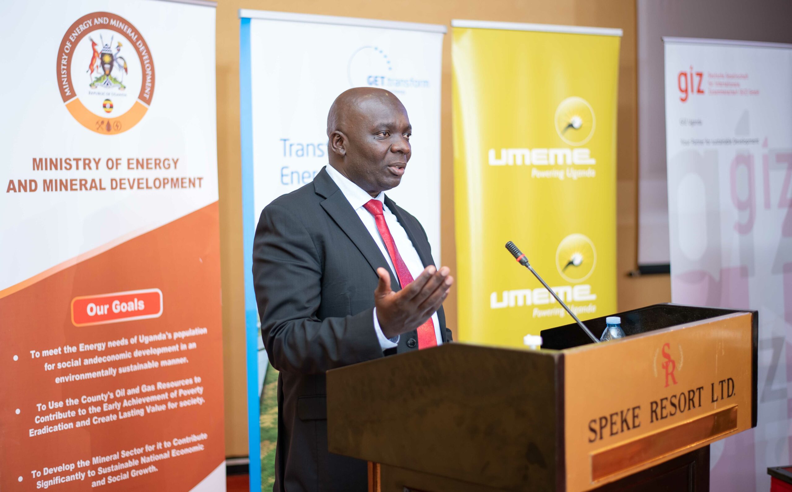 David Otieno, GIZ, at Uganda Power Forum 2022