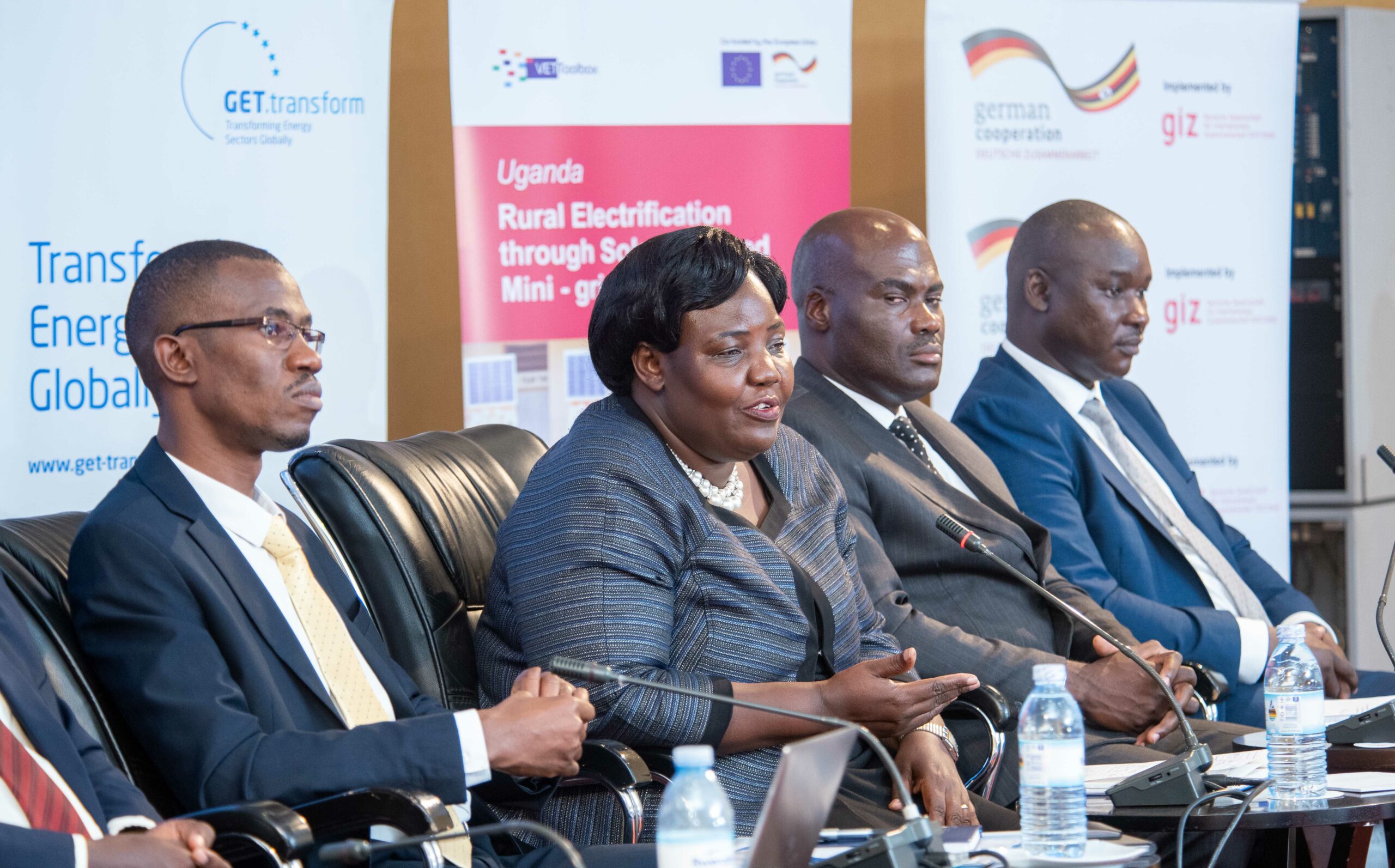 Panel speakers at Uganda Power Forum 2022