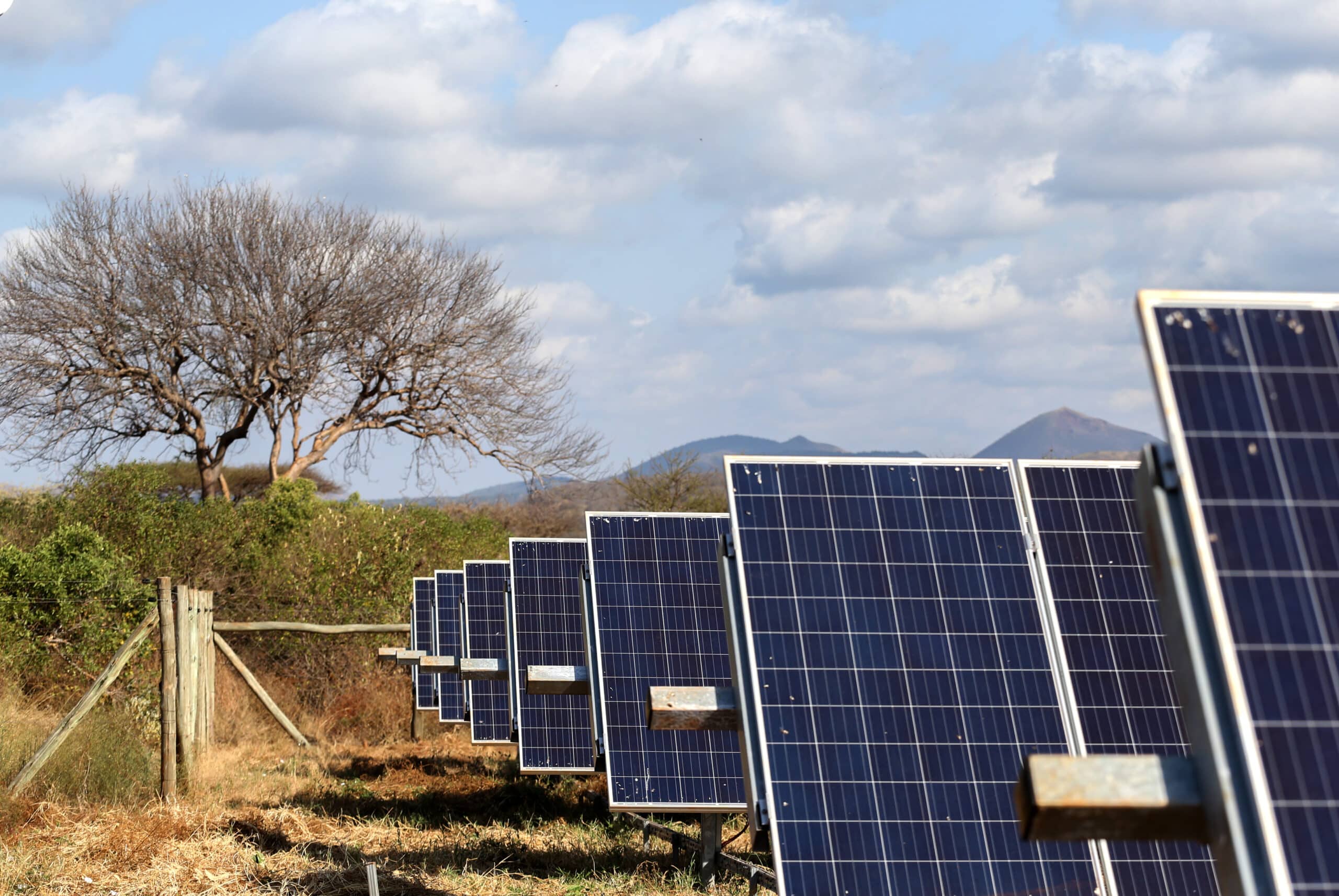 solar panels in Kenya