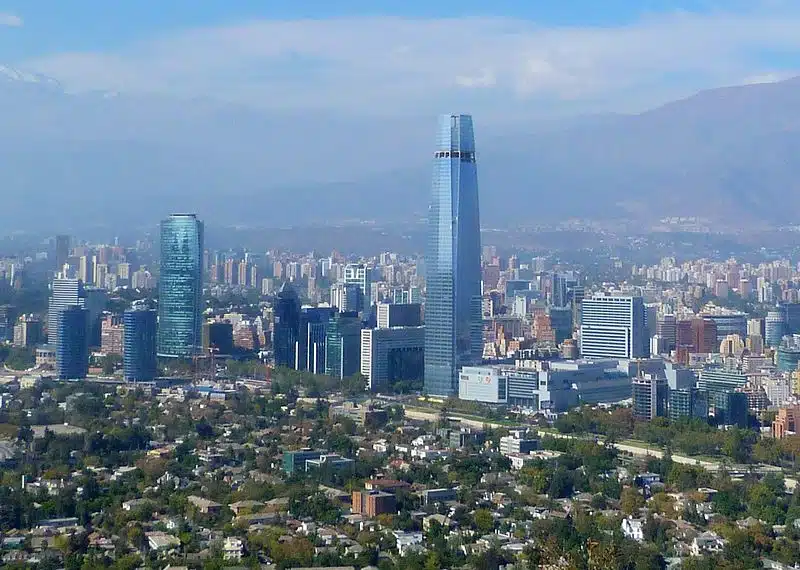 Skyline of Santiago de Chile, Chile
