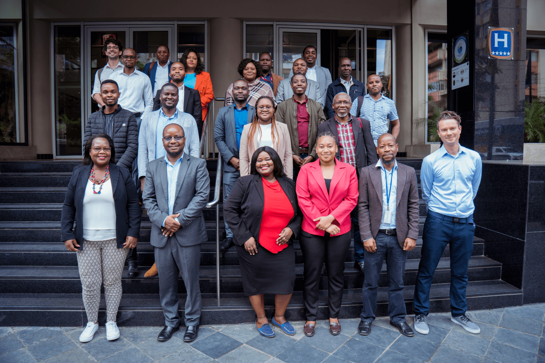 Group shot of the GET.transform energy efficiency training with MIREME in Maputo, Mozambique in May 2023.