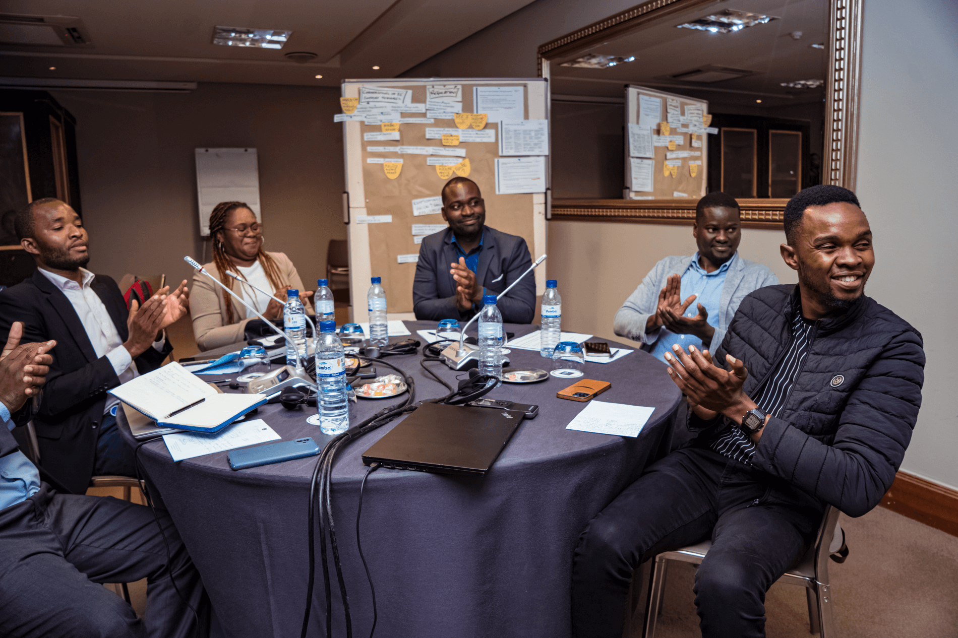 Table of participants at the GET.transform energy efficiency training with MIREME in Maputo, Mozambique in May 2023.