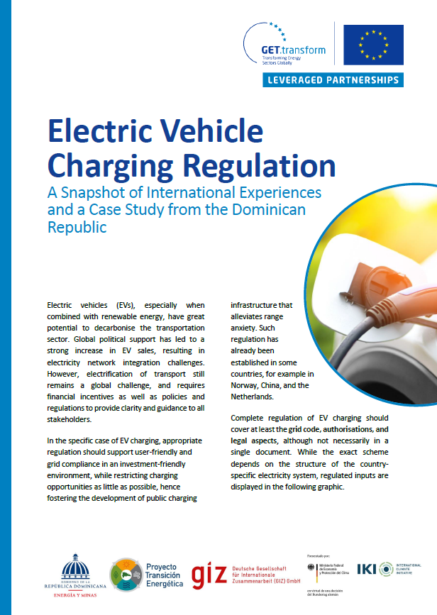Cover of the GET.transform short paper on EV Charging Regulation