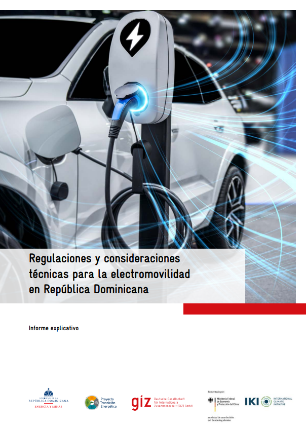 Cover of an EV Charging Regulation Study (Spanish) by GIZ