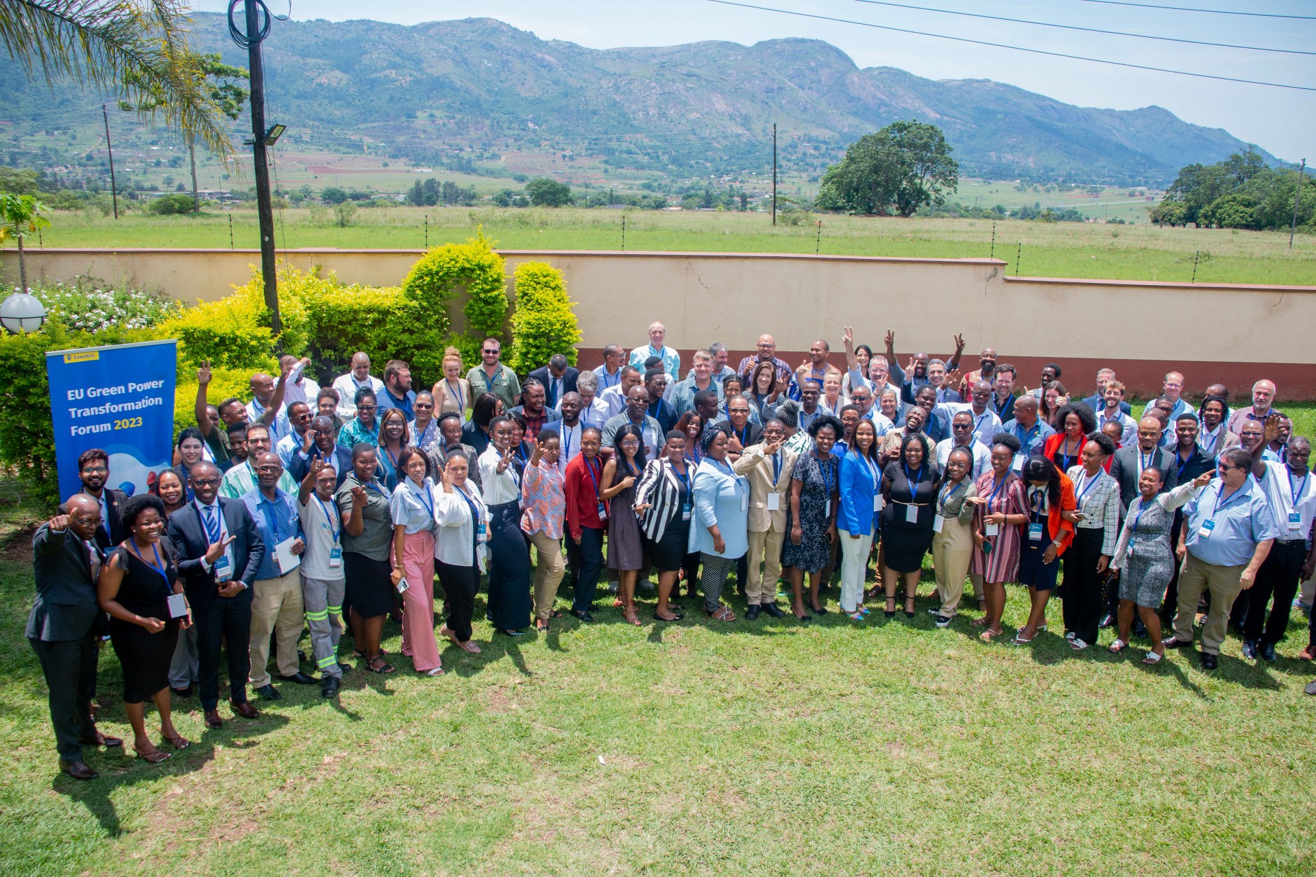 Attendees at the EU Green Power Transformation Forum 2023 in Eswatini in November 2023.