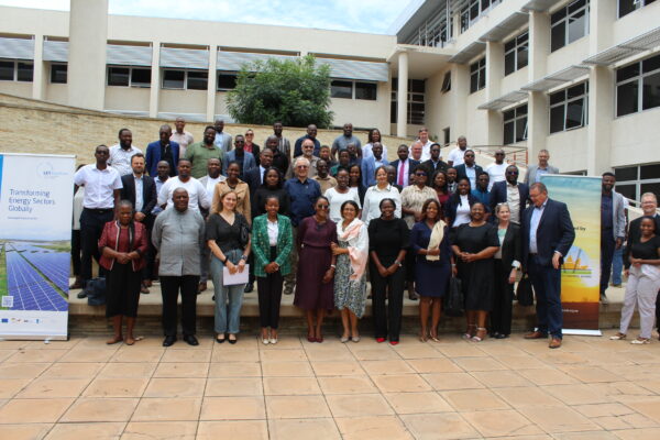 Group photo of the stakeholder validation workshop held by Namibia's regulator ECB on the new off-grid regulation in February 2024.