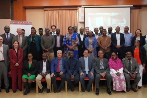 Group shot of attendees at AUDA-NEPAD's CMP and AfSEM Stakeholder Workshop in February 2024