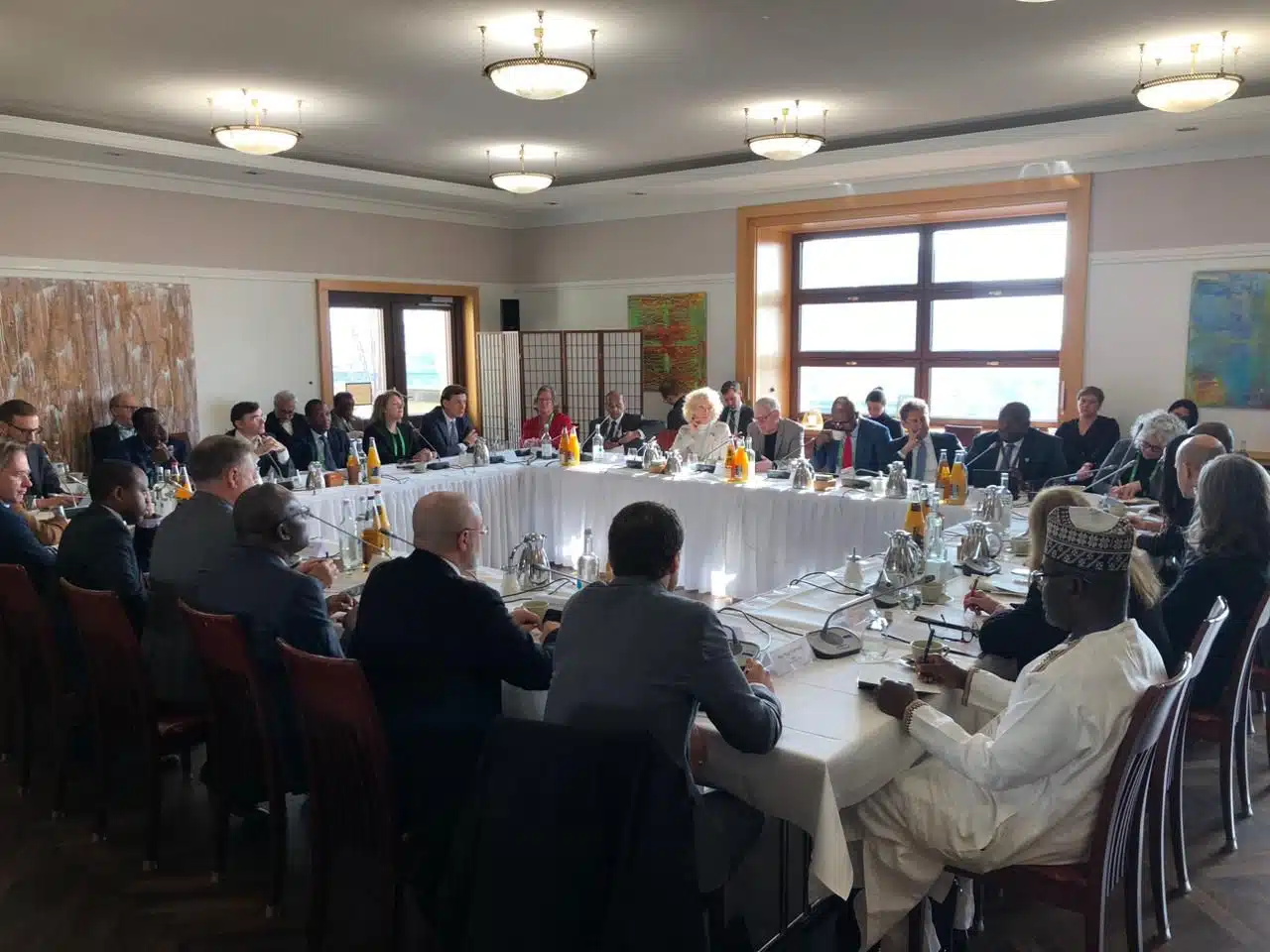 African and European Delegates at a high level breakfast, BETD March 2024