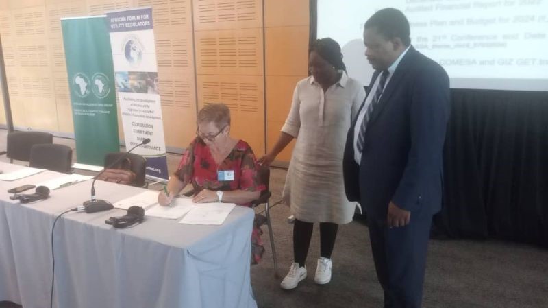 Ene Macharm, GET.transform signing MOU with AFUR and COMESA
