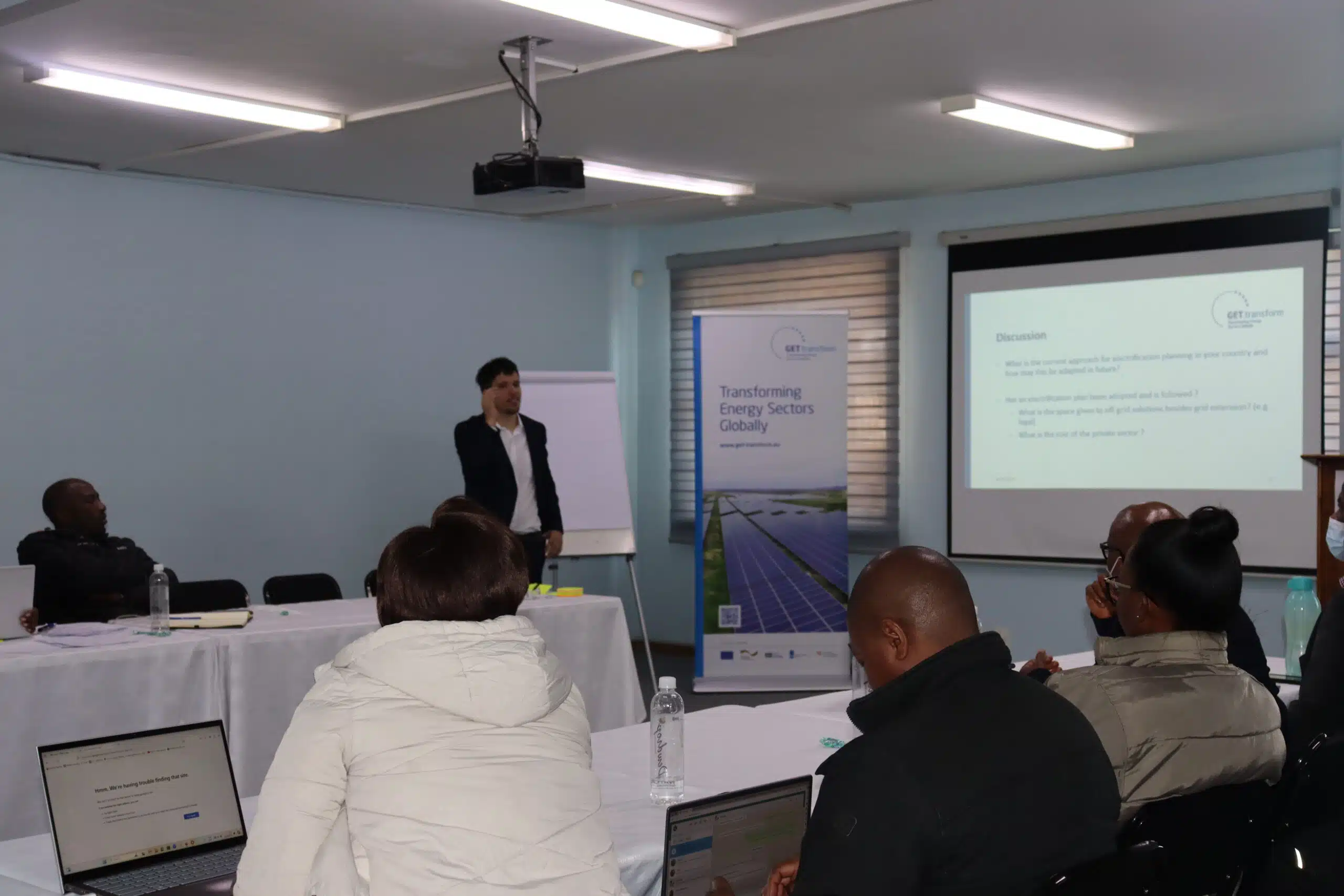 Room view at the Inensus offgrid workshop in Lesotho