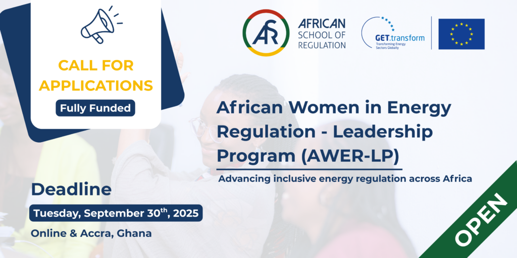 Banner for the African Women Professionals Formation offered by ASR and GET.transform