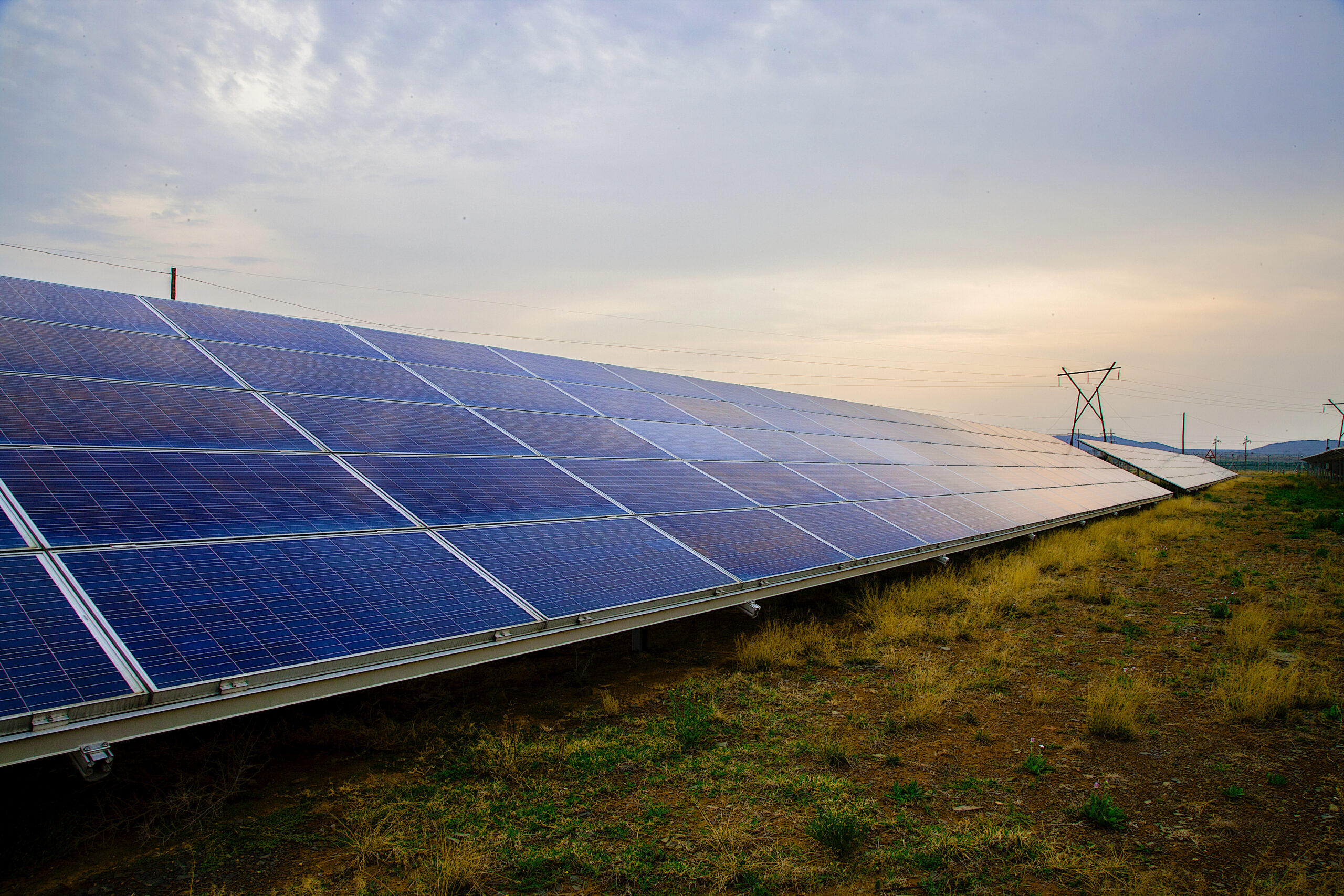 Solar power park in South Africa